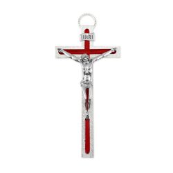 Križ od srebra sa crvenom uloškom