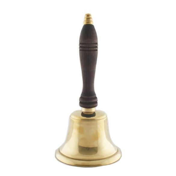 Zvono s drvenom drškom
