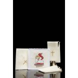 Miséző textil garnitúra - LEN ANYAGBÓL