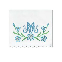 Himzett oltárterítő