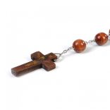 Rózsafüzér fából, 61cm