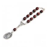 Drvena krunica - desetica sv. Kristofor