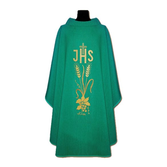 Miseruha JHS hímzéssel liturgikus színekben
