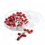 Drvena krunica - mirisna u kutiji