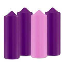 Adventi gyertyacsomag 6 x 25 cm