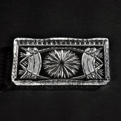 Ólomkristály tálca