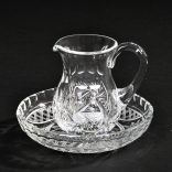 Ólomkristály keresztelési tálca