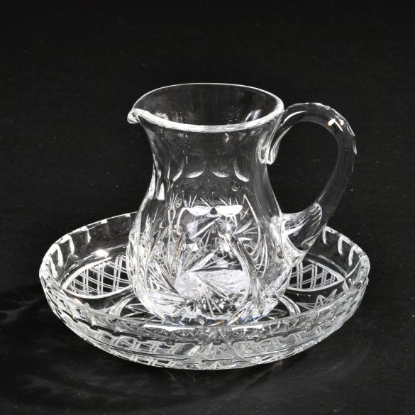 Ólomkristály keresztelési tálca