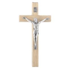 Drveni križ s korpusom 24 cm