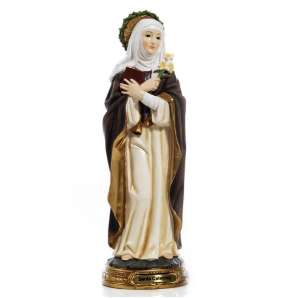 Siena-i Szent Katalin szobor 19,8 cm
