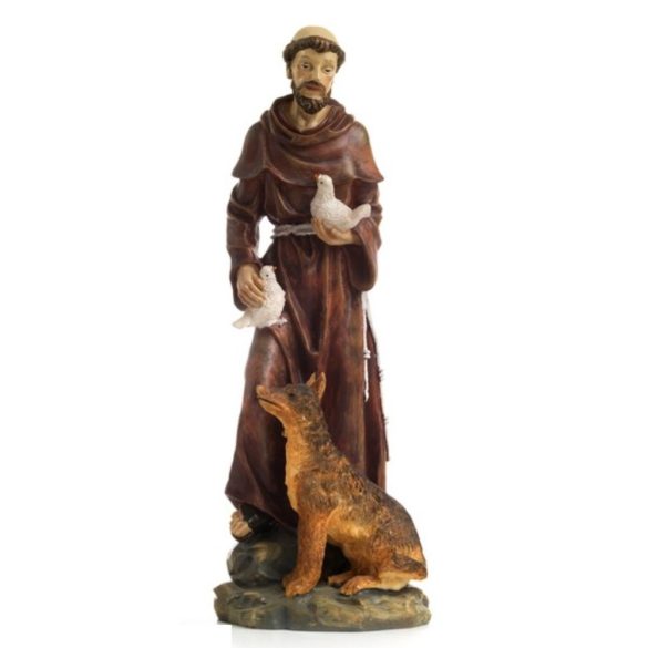 Sveti Franjo s psom - kip