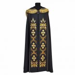 Hímzett palást-fekete