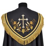 Hímzett palást-fekete