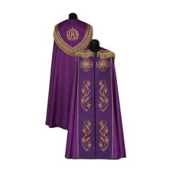 Hímzett palást-lila