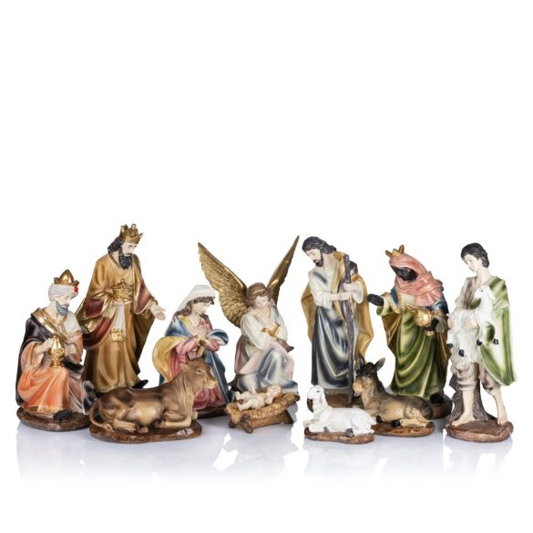 Betlehem szoborcsoport 31 cm 11 részes