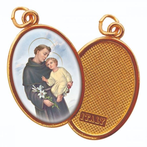 Medaljica sv. Antun - ovalna