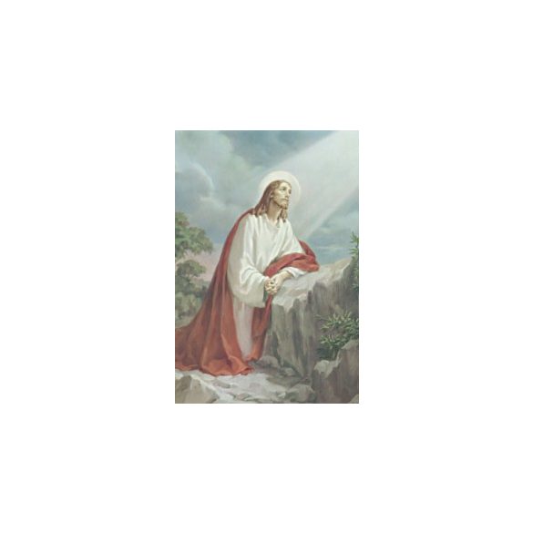 Szenvedő Jézus az Olajfák hegyén szentkép
